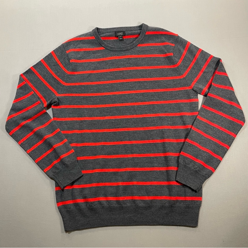 J Crew 100% Merino Wool Classic Lightweight Crewneck Sweater - Mens Small